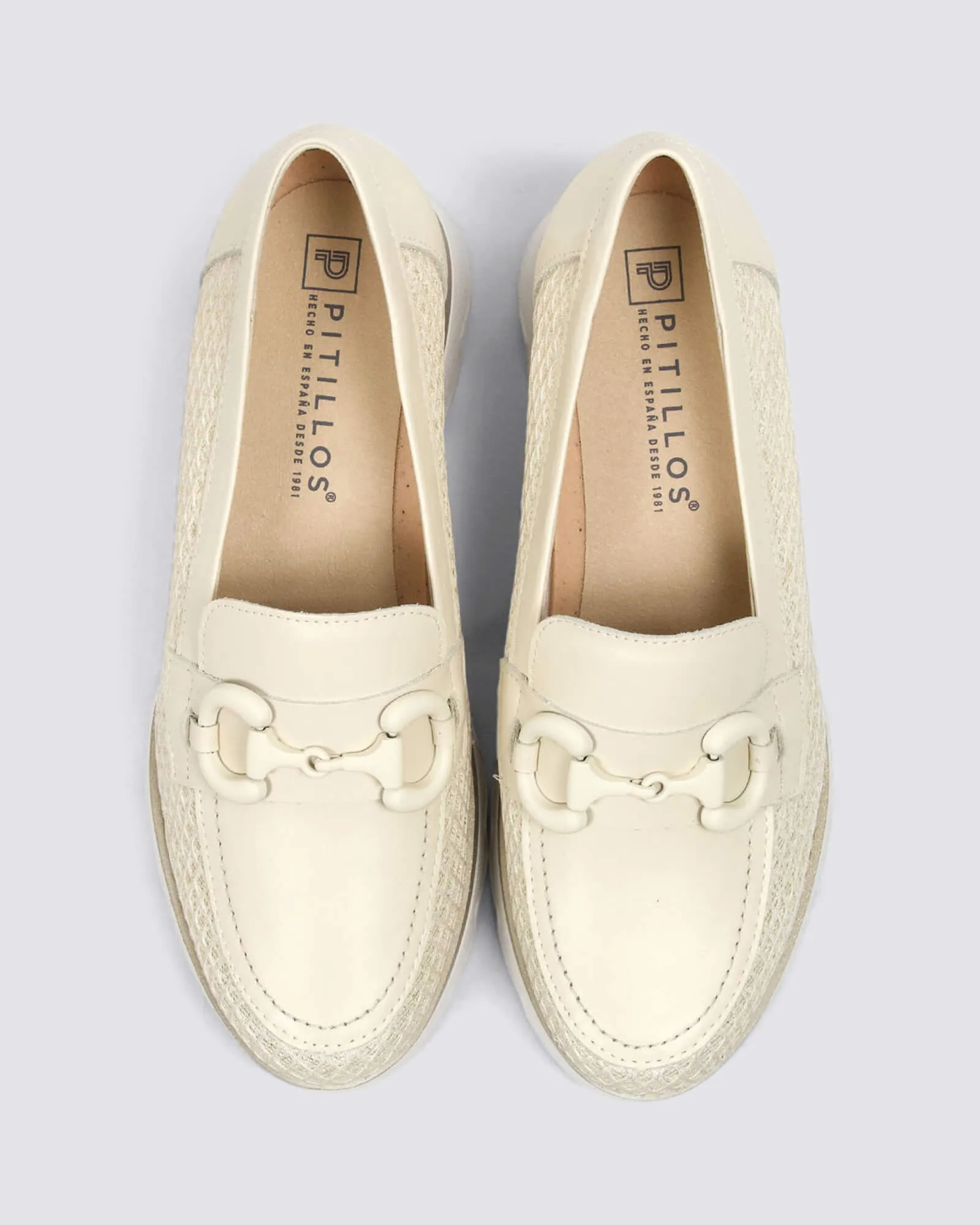 5630 PLATFORM LOAFERS CREMA LEATHER