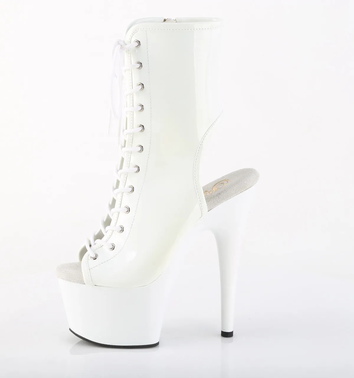 ADORE-1016 Pleaser White Patent Sexy Platform Shoes (Pole Dancing Heels)