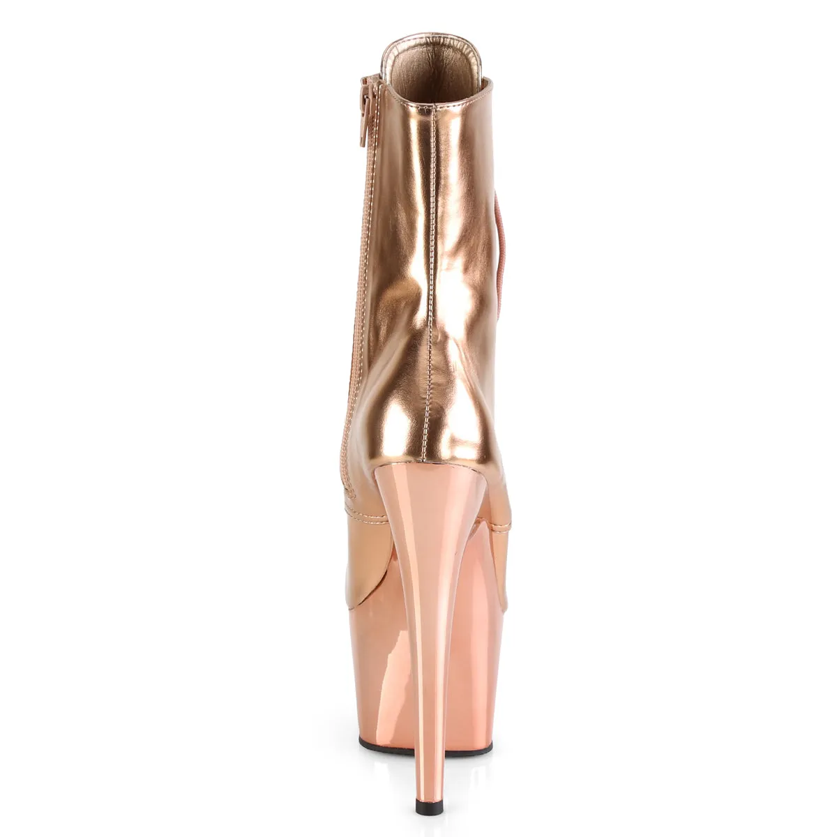 ADORE-1020 Pleaser Rose Gold Glitter Sexy Platform Shoes (Pole Dancing Heels)