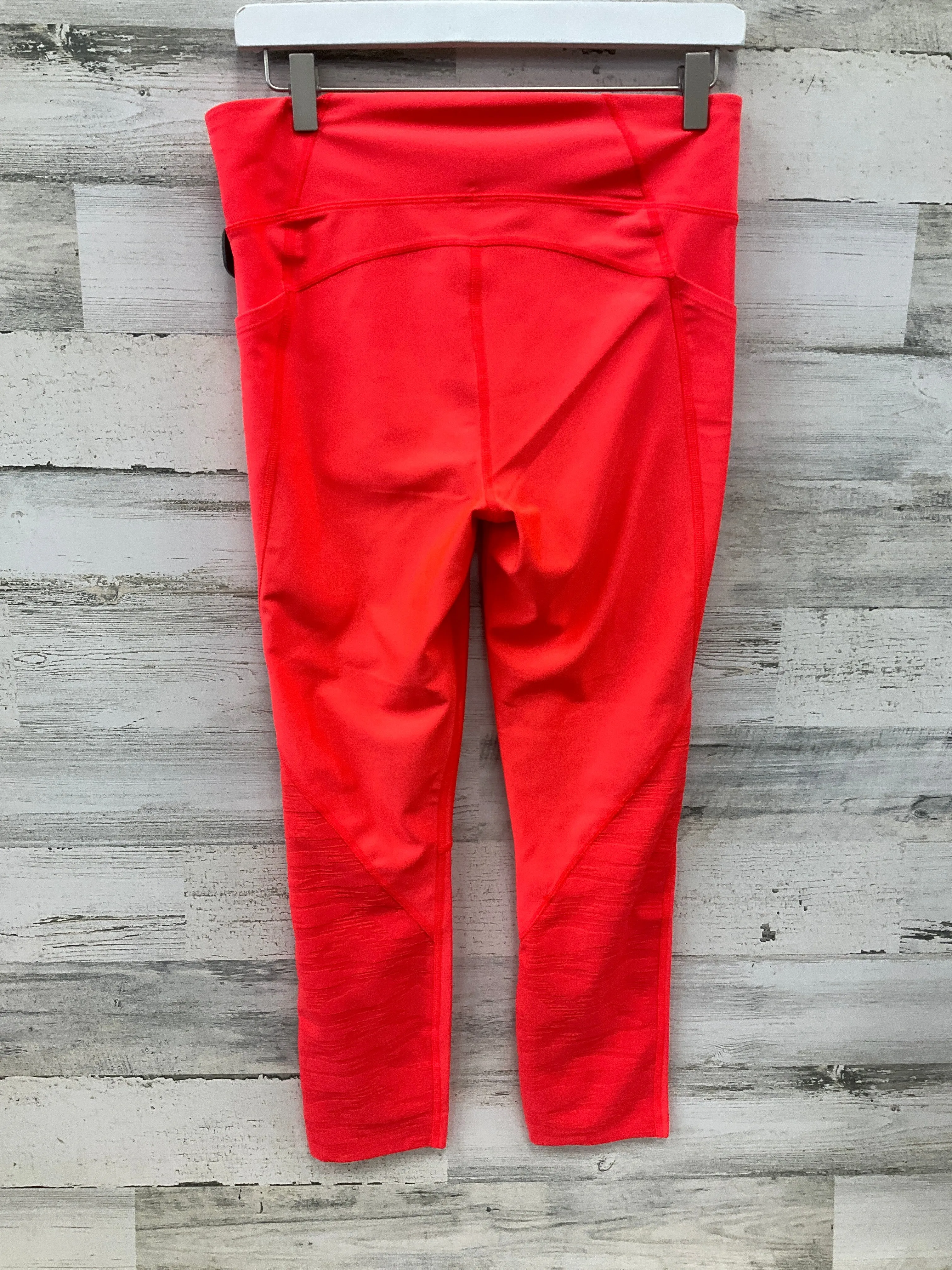 Athletic Leggings By Under Armour In Orange, Size: L
