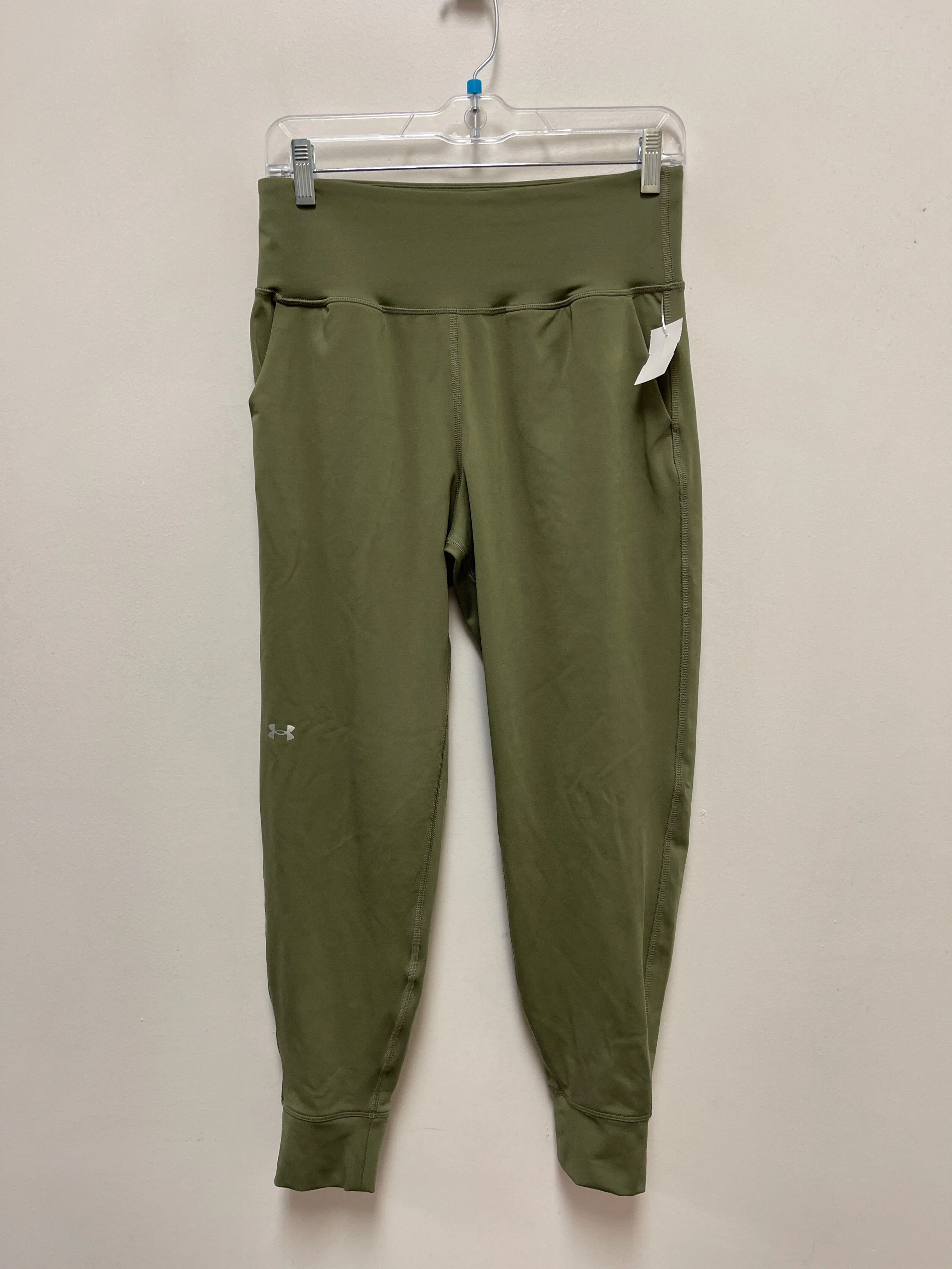 Athletic Pants By Under Armour In Green, Size: M