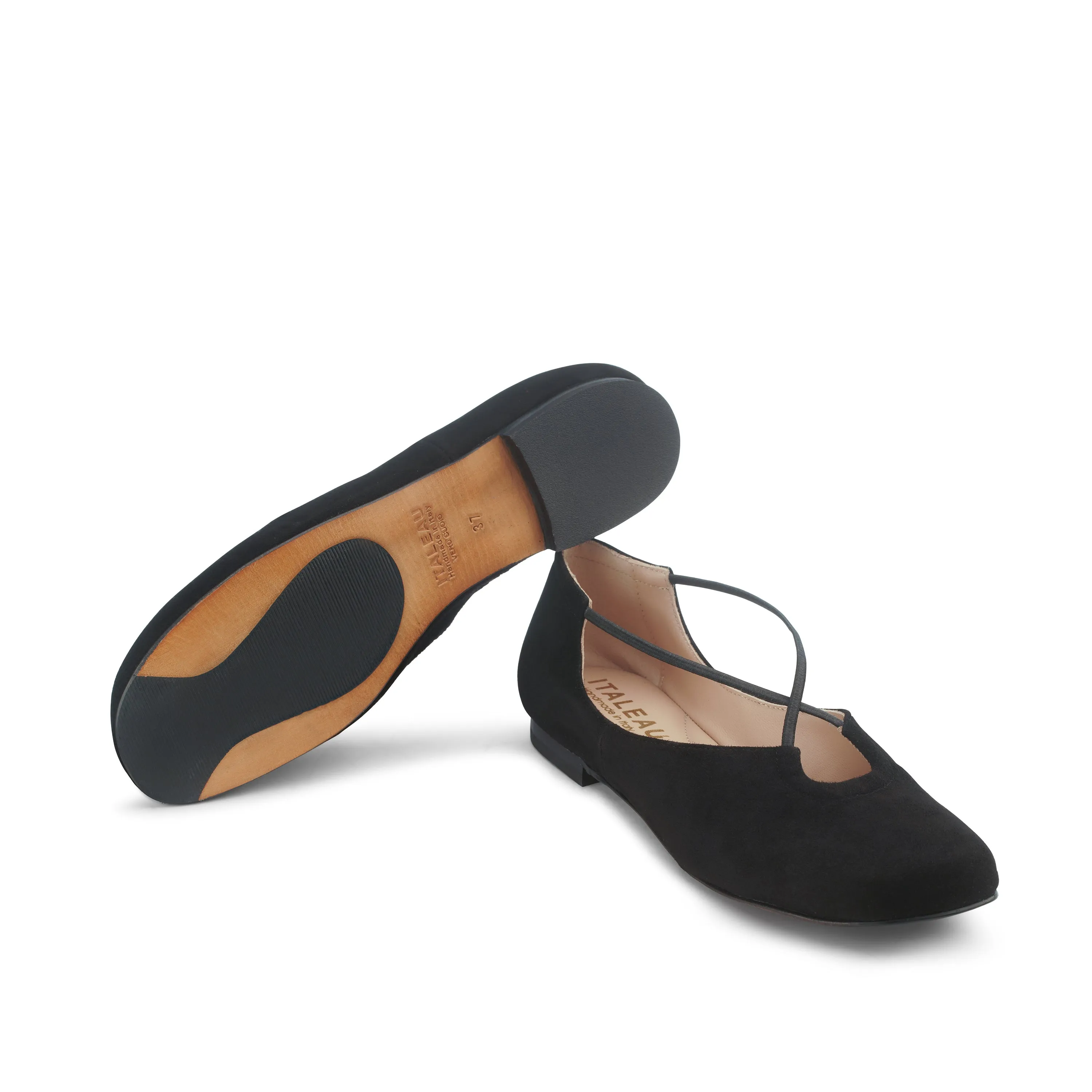 Bria Flexlite Flats Nero