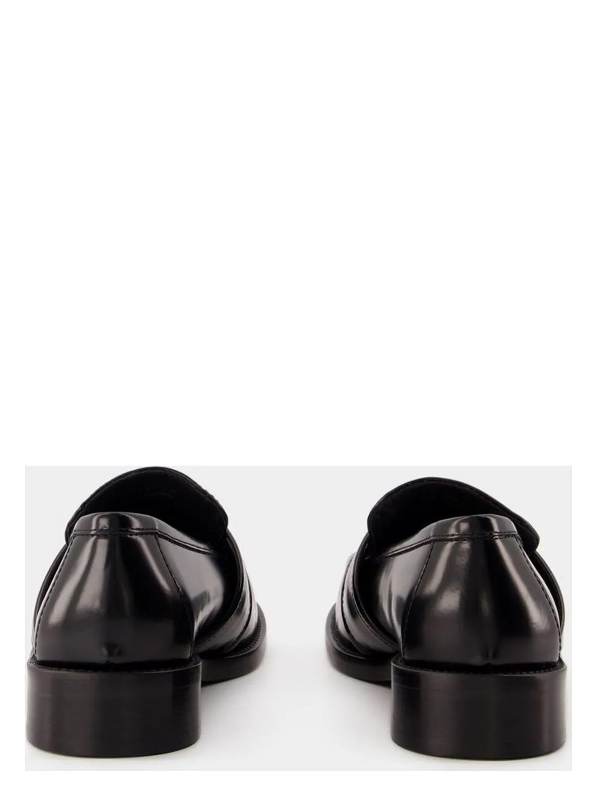 BRUSHED LEATHER LOAFERS