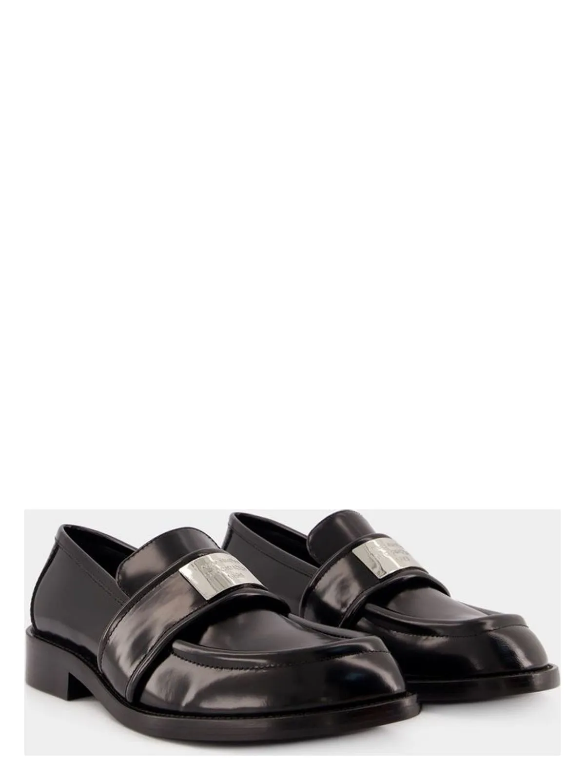 BRUSHED LEATHER LOAFERS