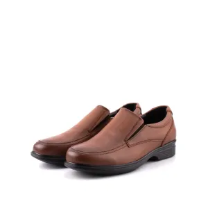 camel active Leather Elegant Slip On Formal Shoes Men Dark Brown ARGOS 802402-BE2SV-32