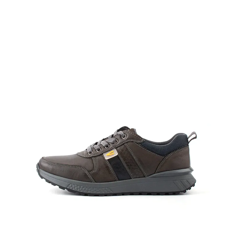camel active Leather Lace Up Shoes Men Dark Grey DELSON 852366-RS1-13