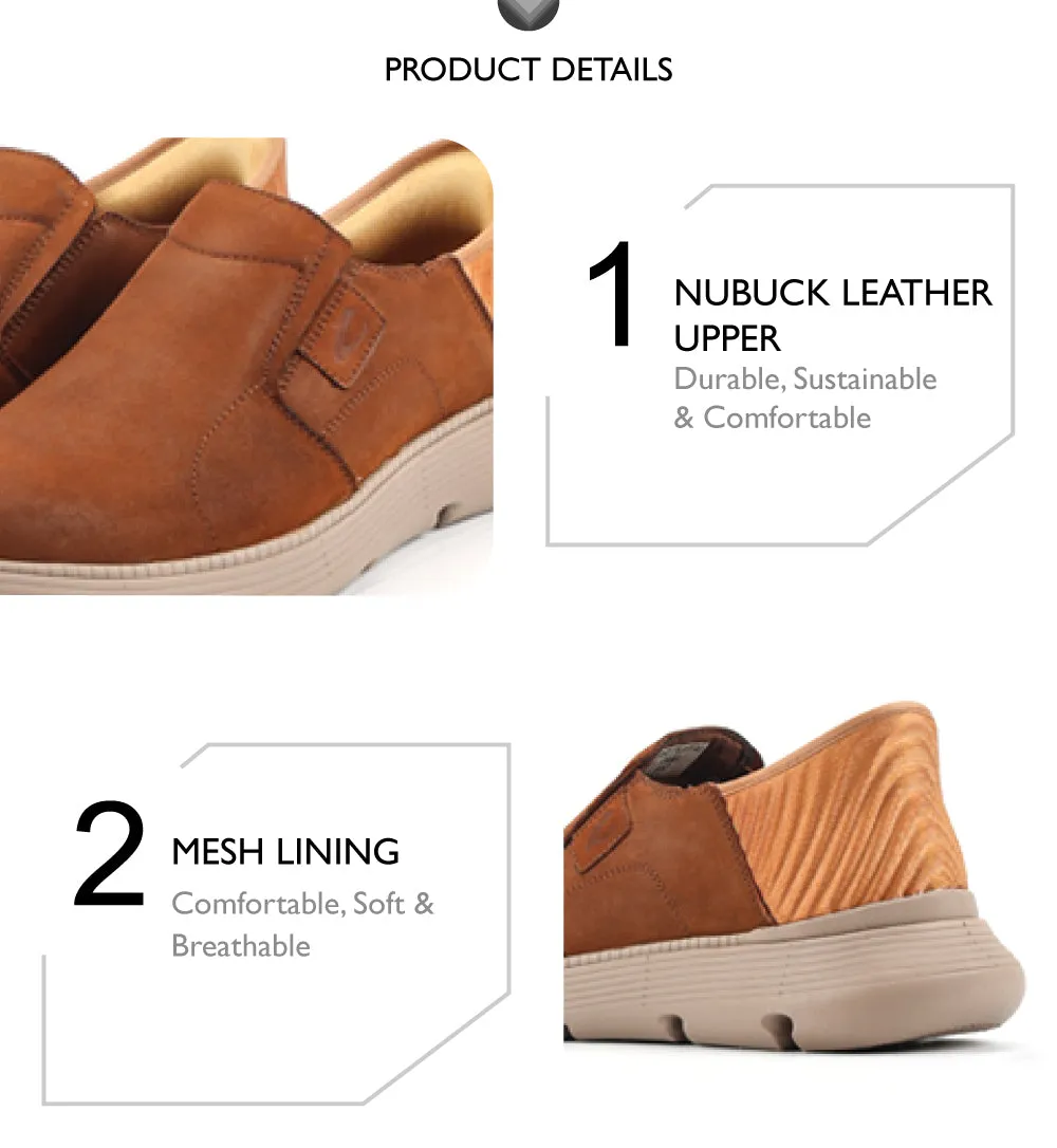 camel active  Leather Slip On Shoes Men Camel POLINUS-852501-RS1-83