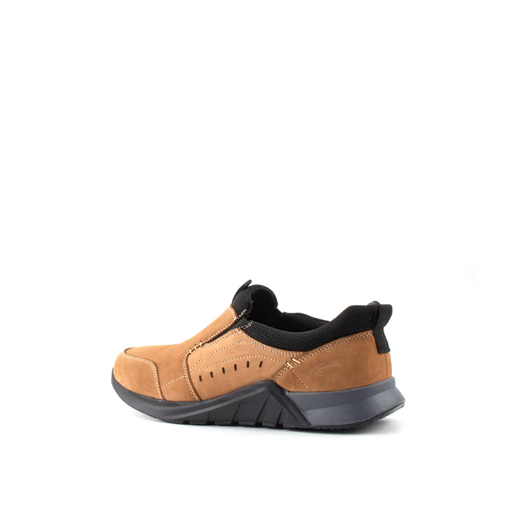 camel active Leather Slip On Shoes Men Tan OSWIN-852409-RS1-8