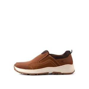 camel active Slip On Shoes With Stitch Detail Men Brown EDSON 852324-SO1-3