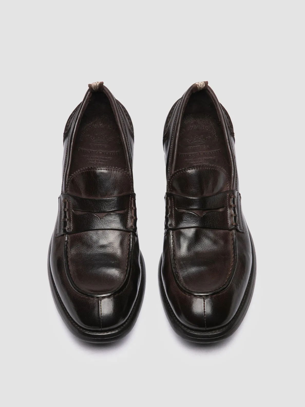CHRONICLE 056 - Dark Brown Leather Penny Loafers