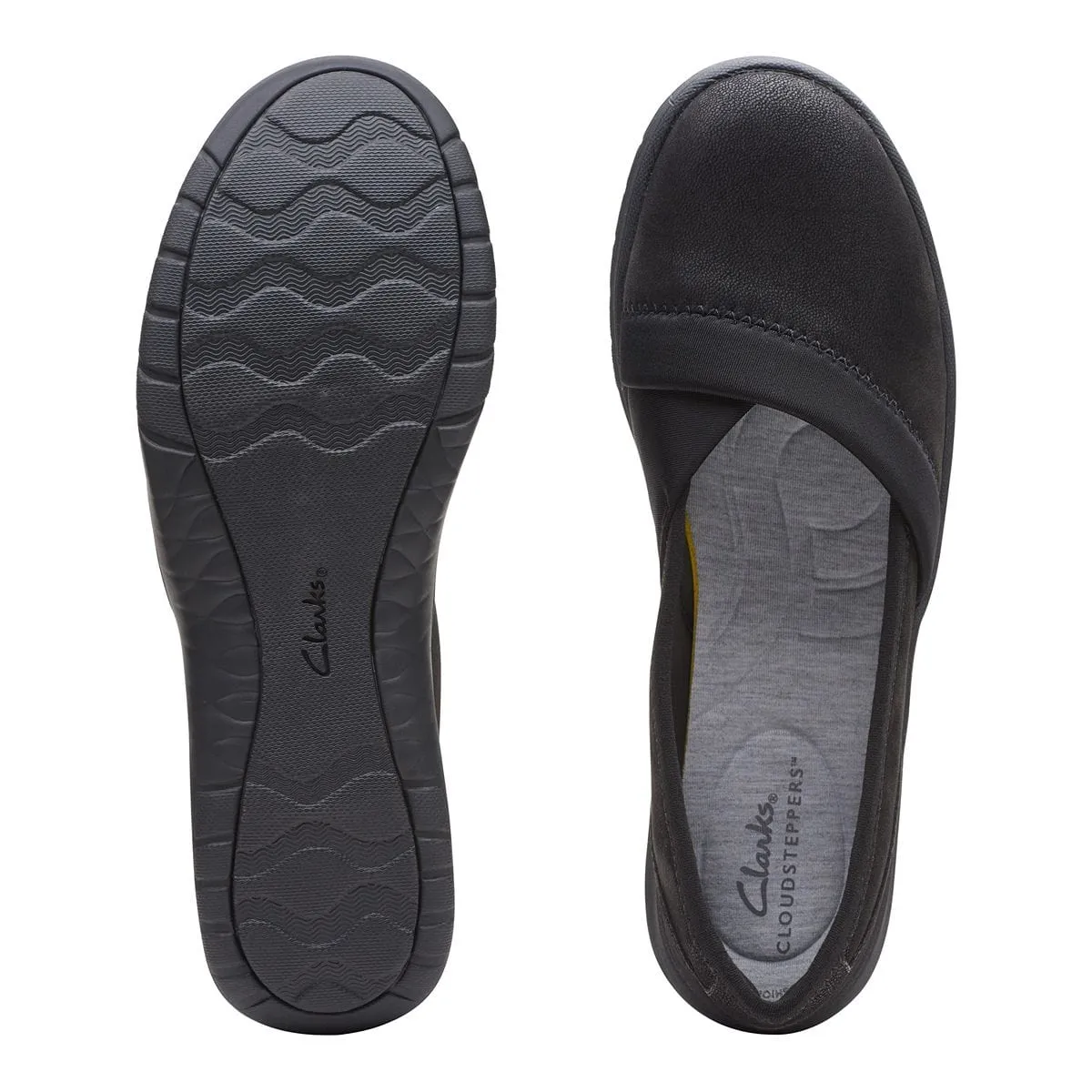 Clarks Women's Adella Pace Loafers- Black