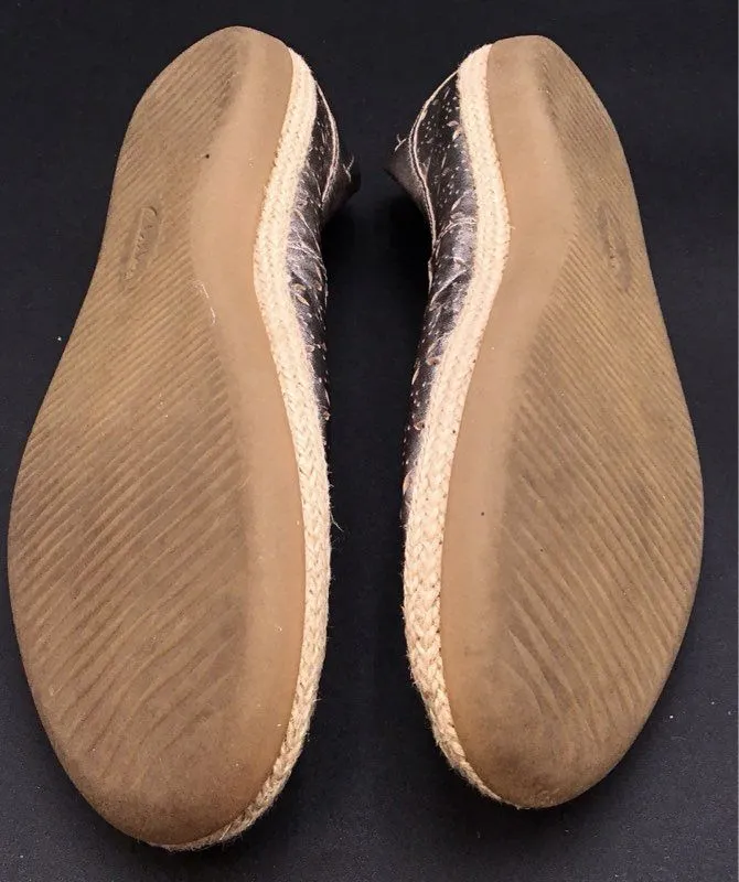 Collection By Clarks Women's Gold Ballet Flats - Size 8.5M