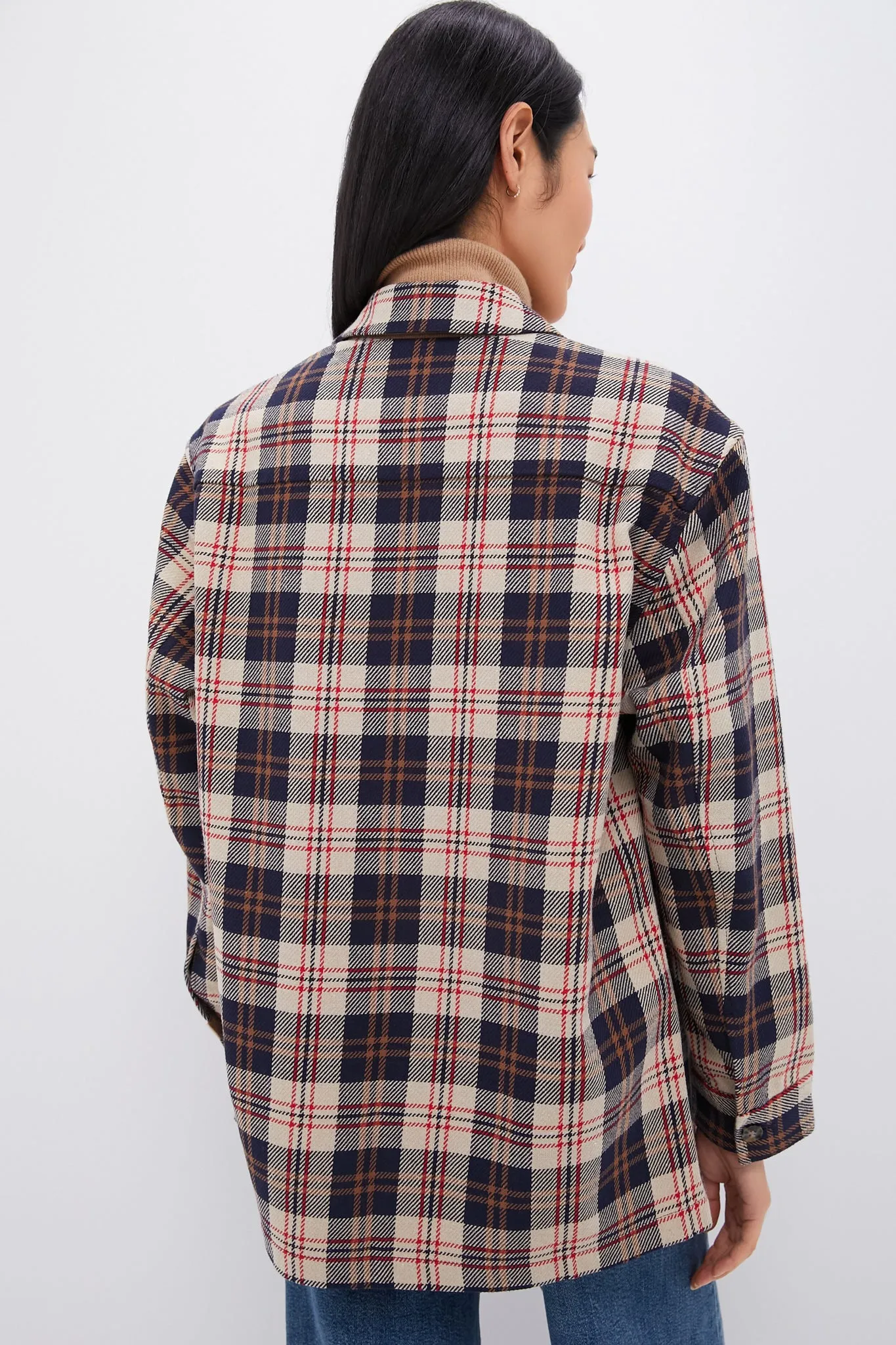 Cream Plaid Platt Ranch Jacket