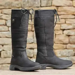 Dublin Waterproof River Boots 111 Leather Country Boots - Black