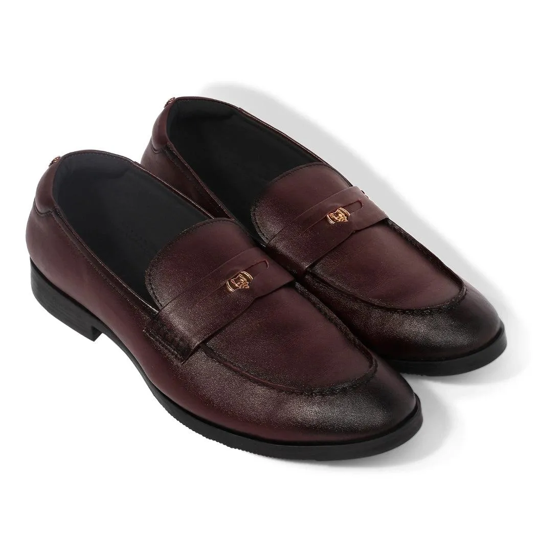 Elbono- Dark Brown Penny Slip On