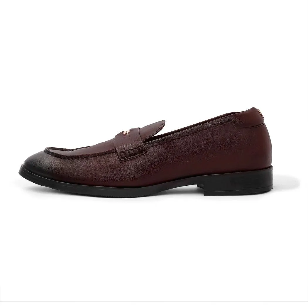 Elbono- Dark Brown Penny Slip On