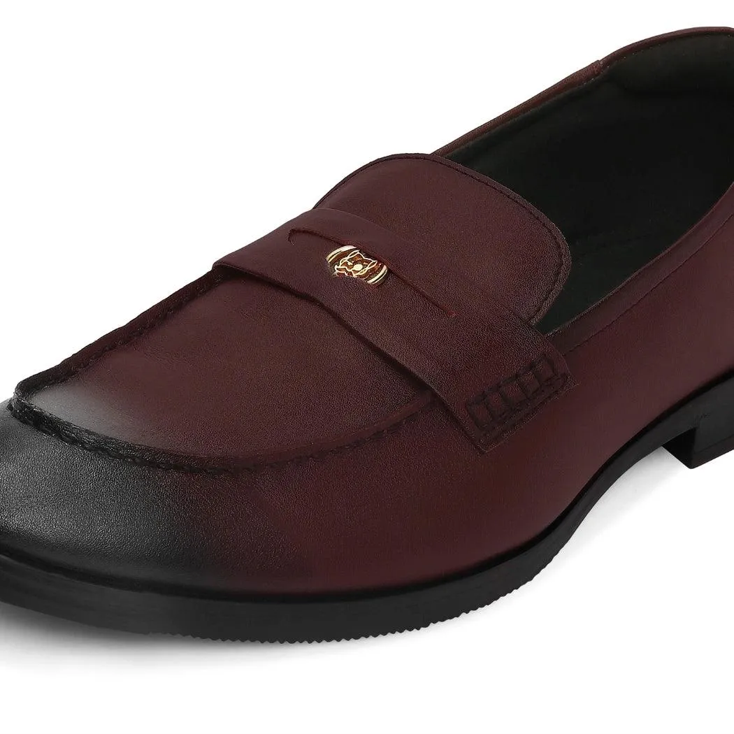 Elbono- Dark Brown Penny Slip On