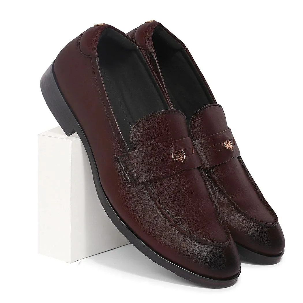 Elbono- Dark Brown Penny Slip On