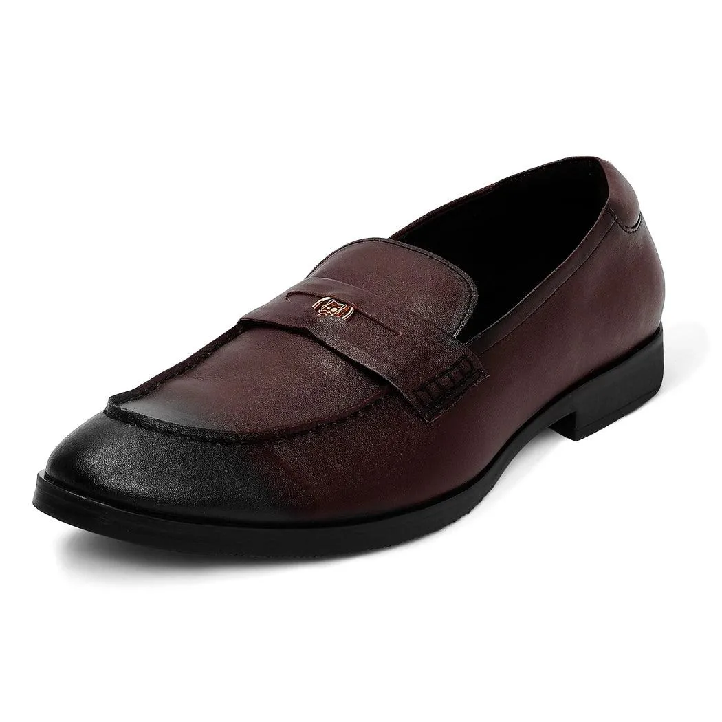 Elbono- Dark Brown Penny Slip On