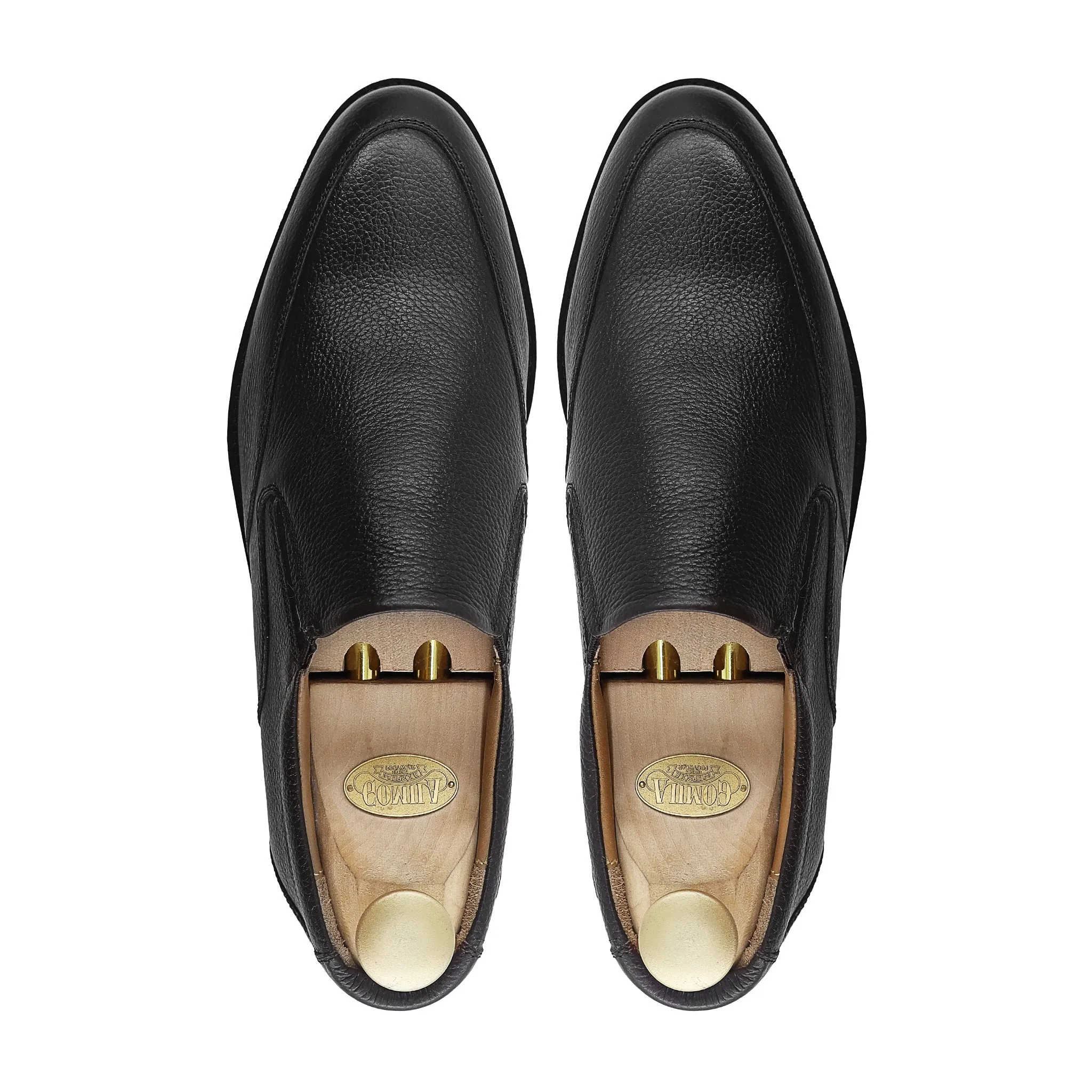 Esker - Men's Black Pebble Grain Loafer