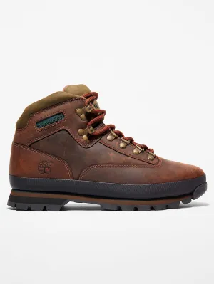Euro Hiker Mid Lace-Up Medium Brown Full Grain Boots