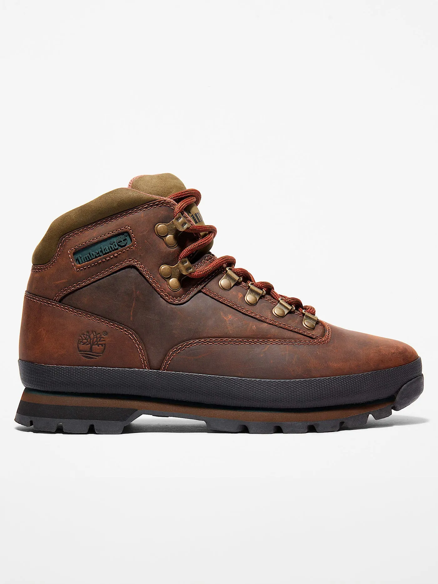 Euro Hiker Mid Lace-Up Medium Brown Full Grain Boots