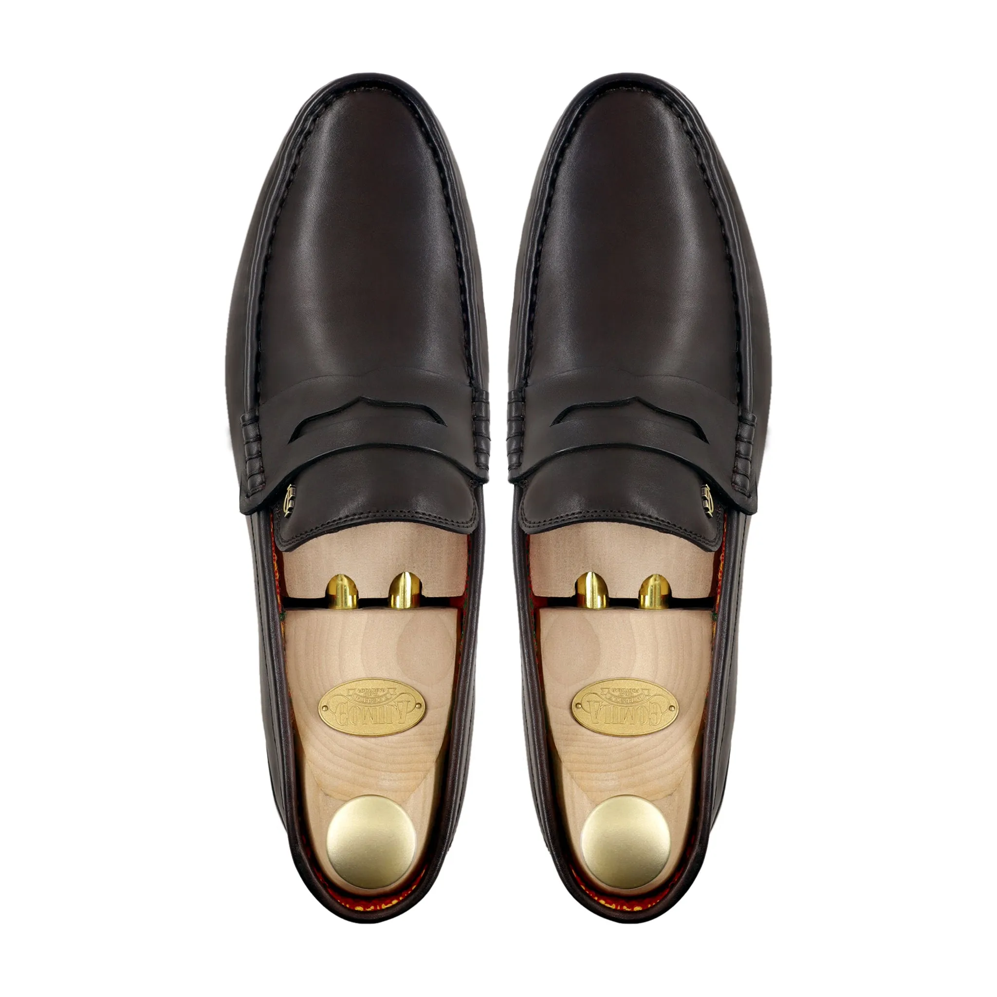 Falchion - Men's Dark Brown Calf Leather Driver Shoe