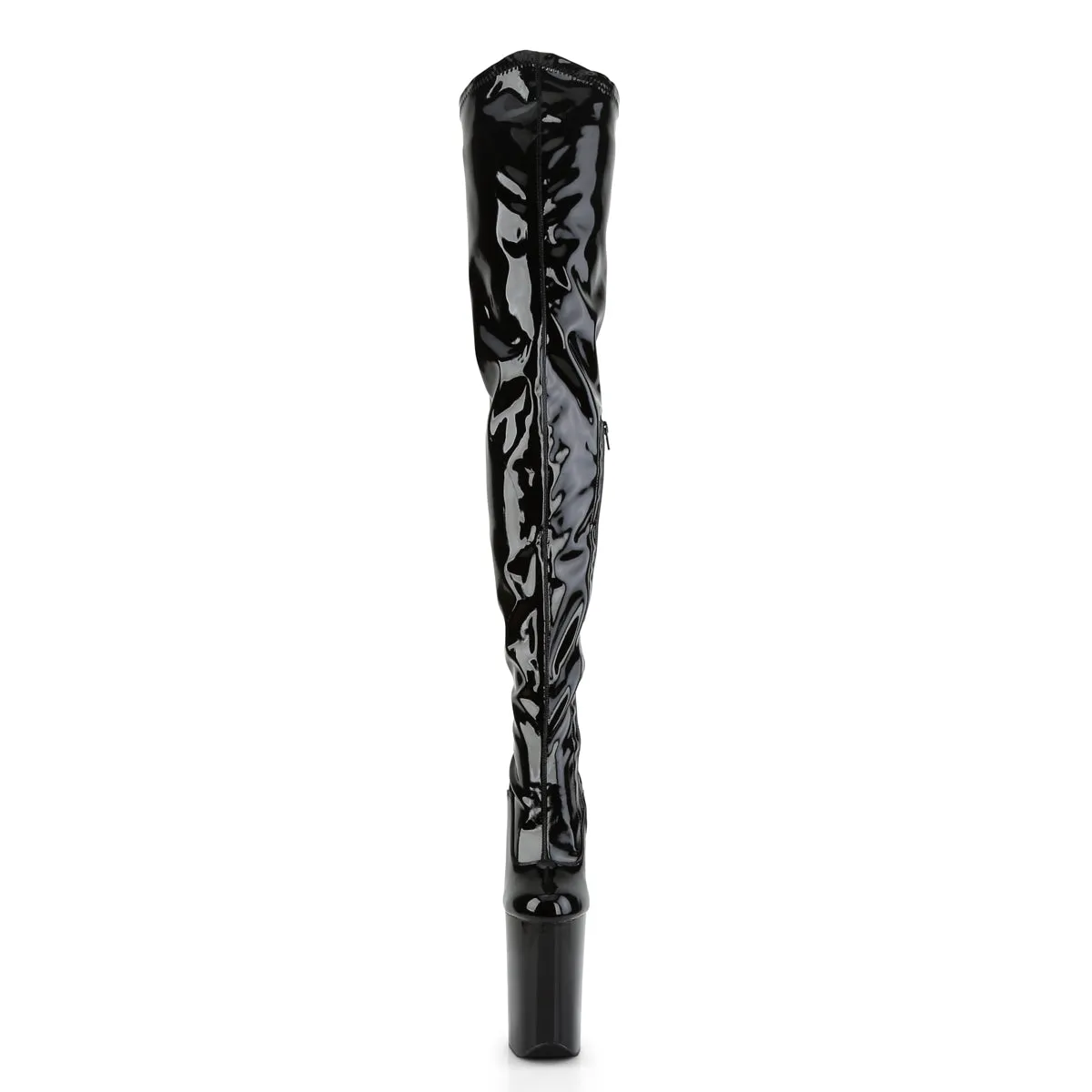 INFINITY-4000 Pleaser Black Patent Sexy Platform Shoes (Pole Dancing Heels)