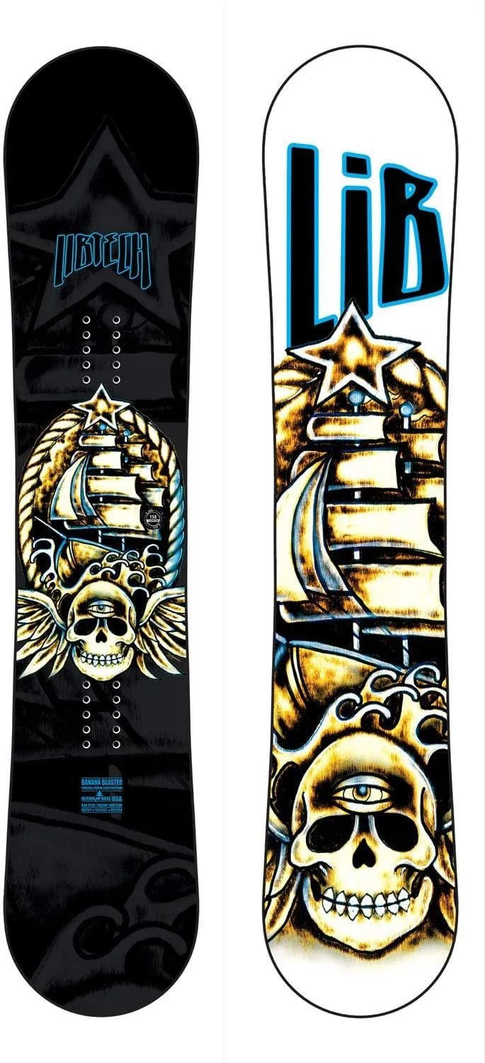 Lib Tech Banana Blaster Snowboard Boy's Sz 130cm
