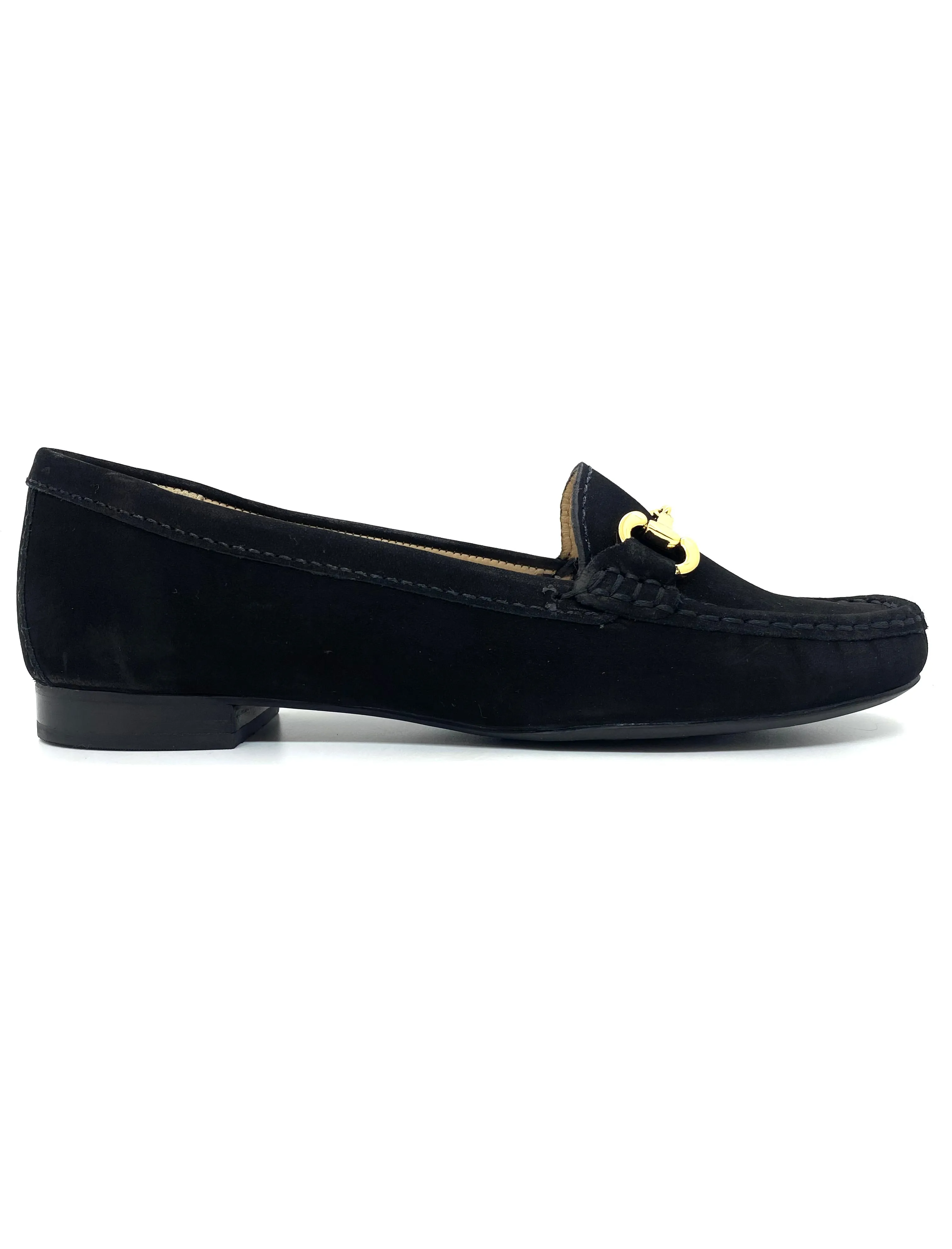 Maria Lya Ladies Nubuck Snaffle Loafer