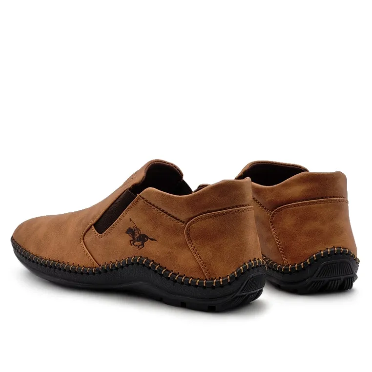 Mid-Top Laceless Slip On Loafers