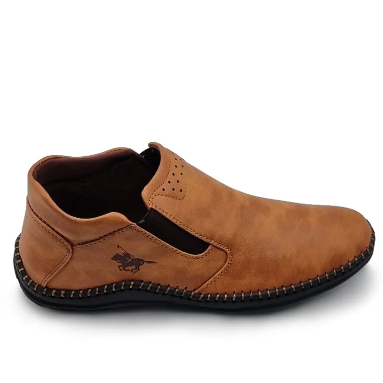 Mid-Top Laceless Slip On Loafers