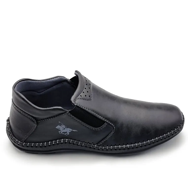 Mid-Top Laceless Slip On Loafers