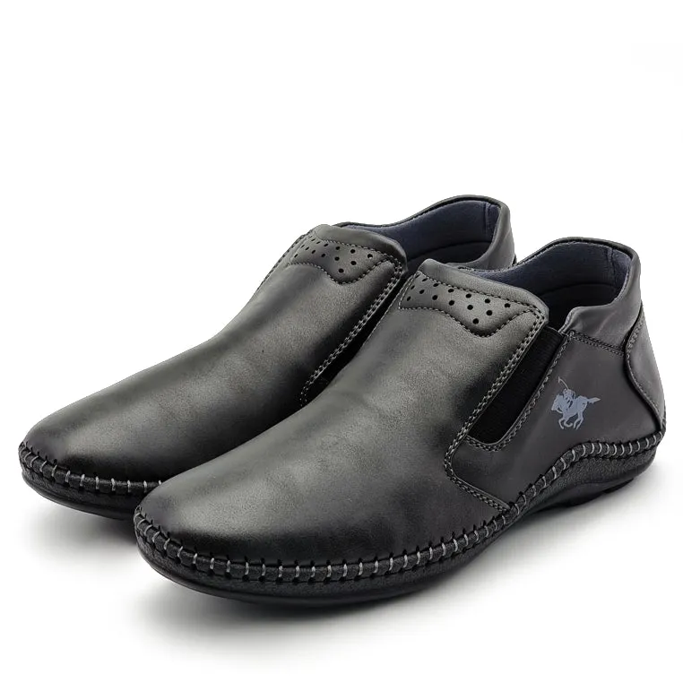 Mid-Top Laceless Slip On Loafers
