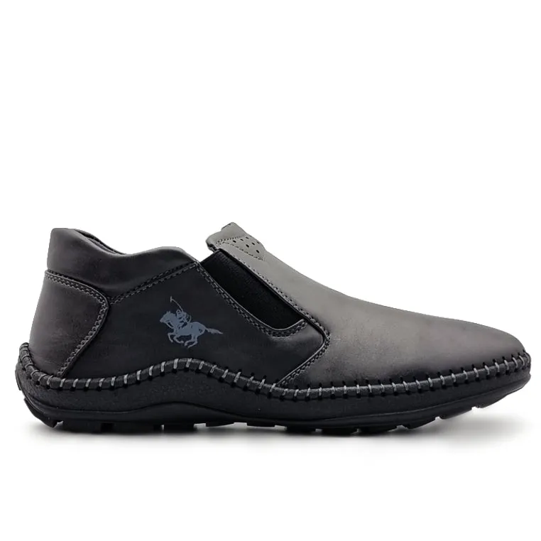 Mid-Top Laceless Slip On Loafers