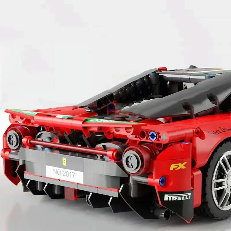 MOC Tech Classic Supercar Sports Racing Car Bricks Toy T2017