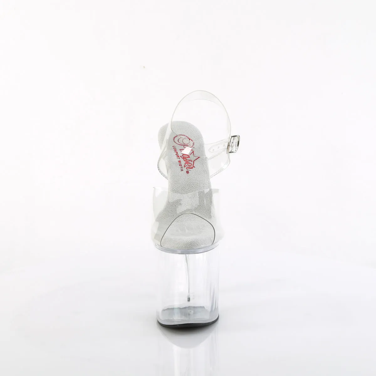 NAUGHTY-808 Pleaser Clear Sexy Platform Shoes (Pole Dancing Heels)