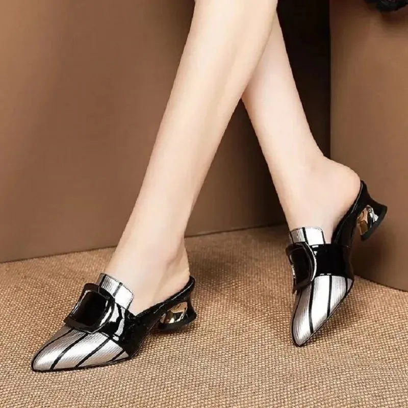 Platform Low Heel Pumps