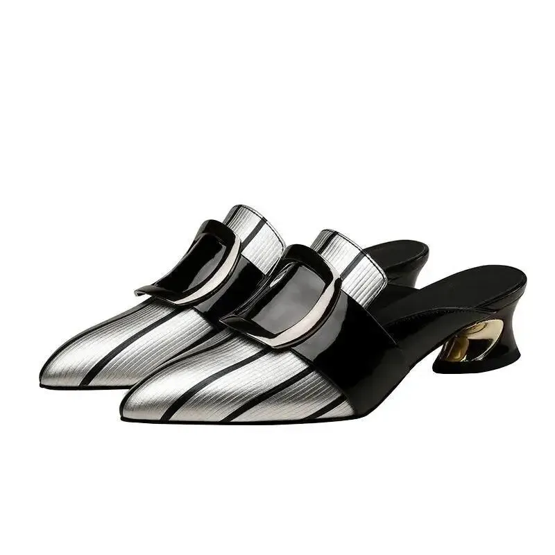 Platform Low Heel Pumps