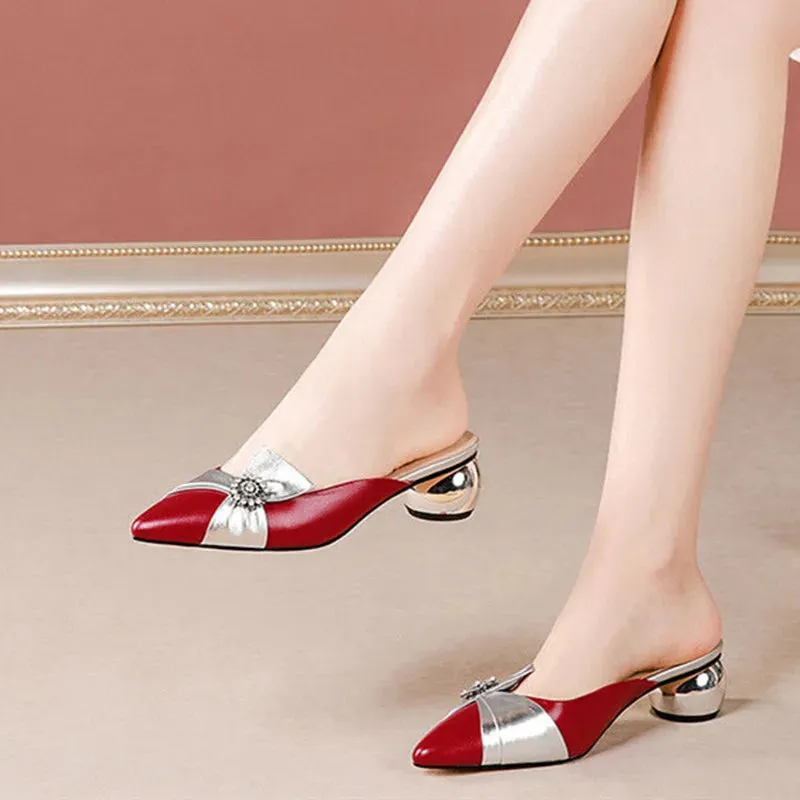 Platform Low Heel Pumps