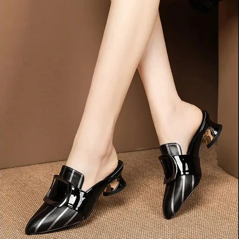 Platform Low Heel Pumps