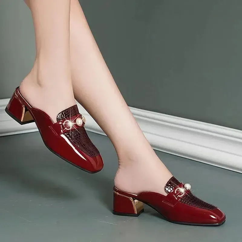 Platform Low Heel Pumps
