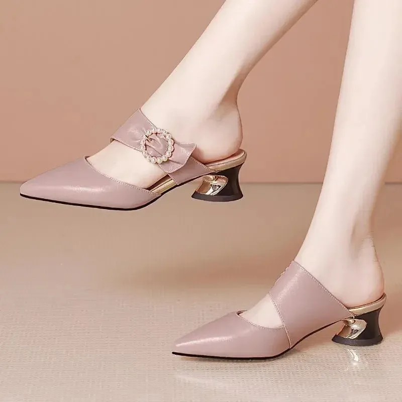 Platform Low Heel Pumps