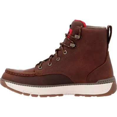 Rocky Men's 6" Rebound Wedge Waterproof Work Boot - Tobacco RKK0434