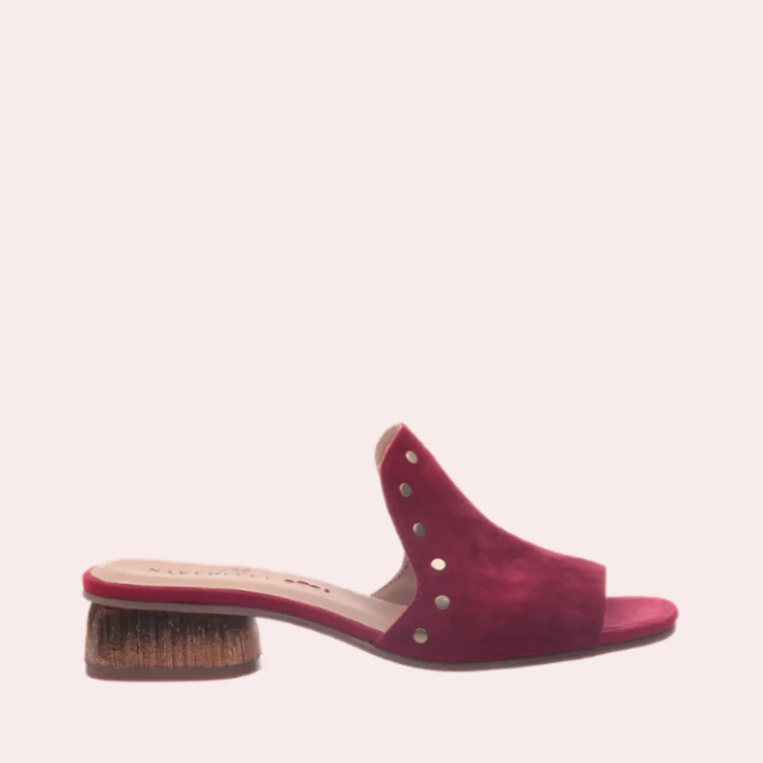 Roman Cherry slip on sandals