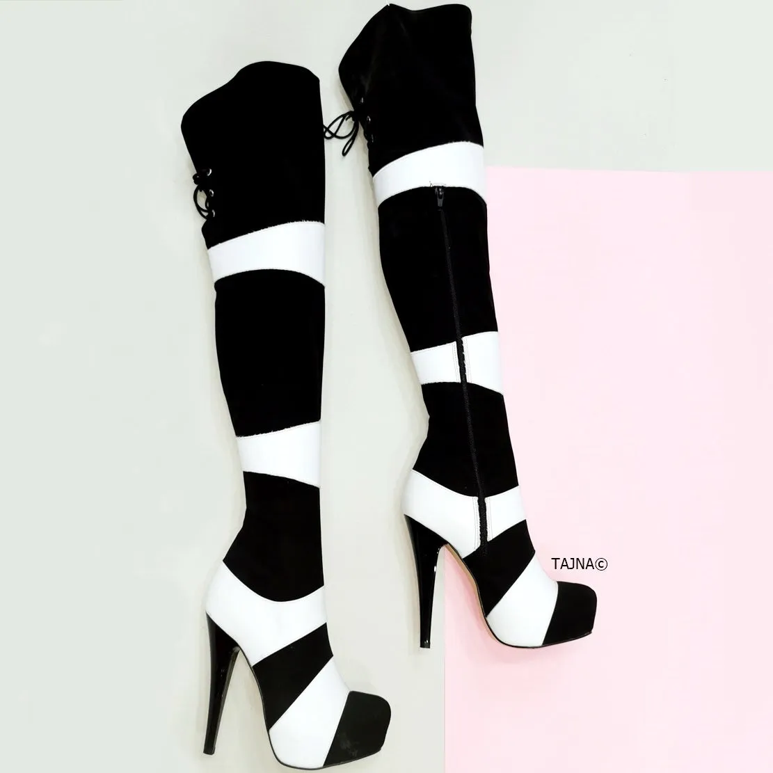 Sirius Double Colour Platform Boots