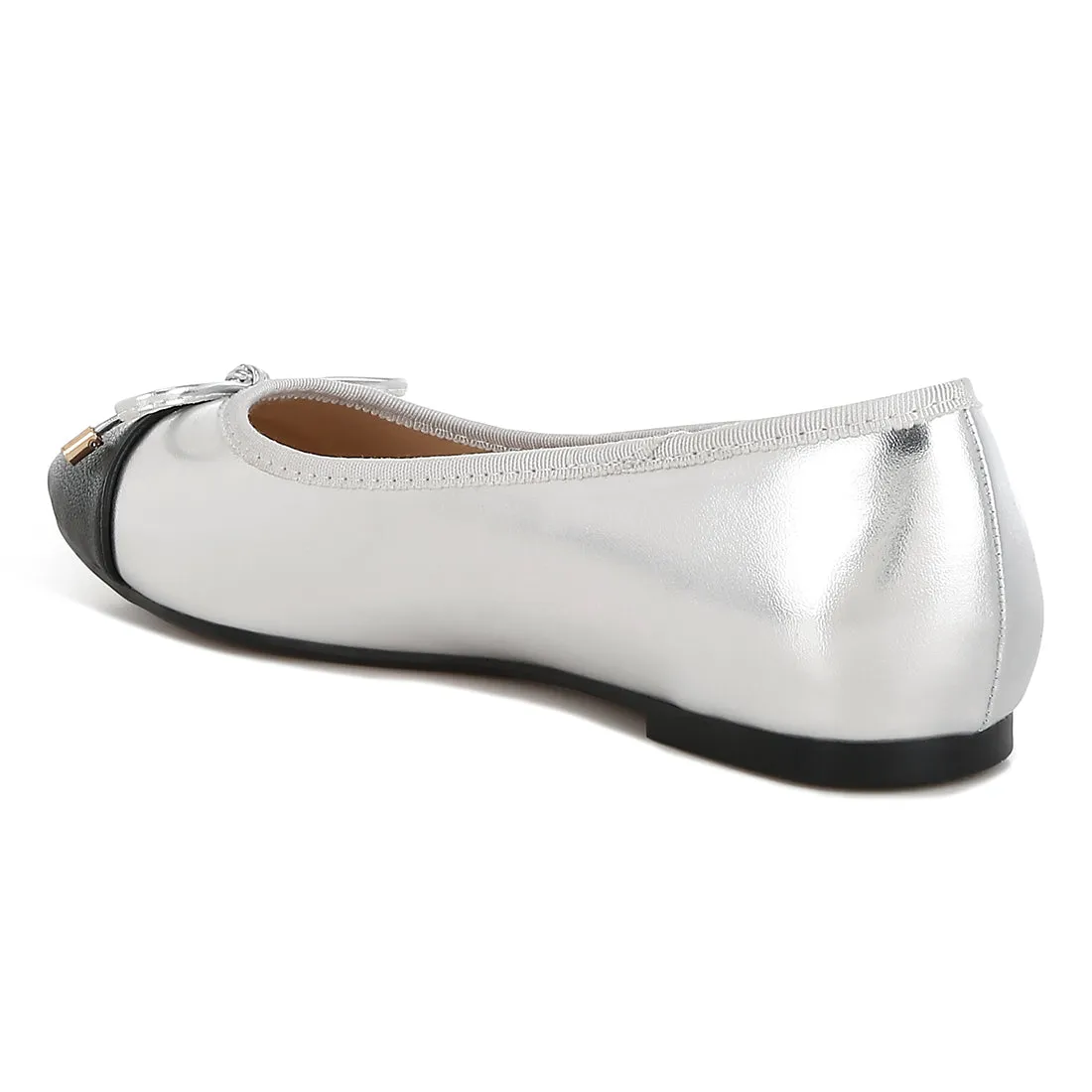 Two Tone Ballet Flats