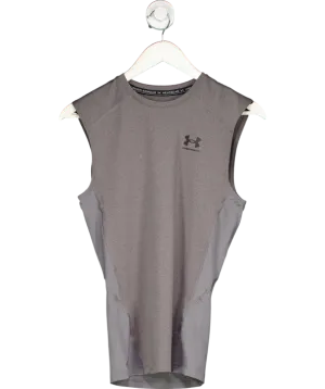 Under Armour Grey Heatgear Sleeveless Vest UK M