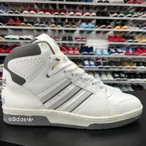 Vintage 90s Adidas Instinct High White Charcoal RARE Deadstock Men's Size 12